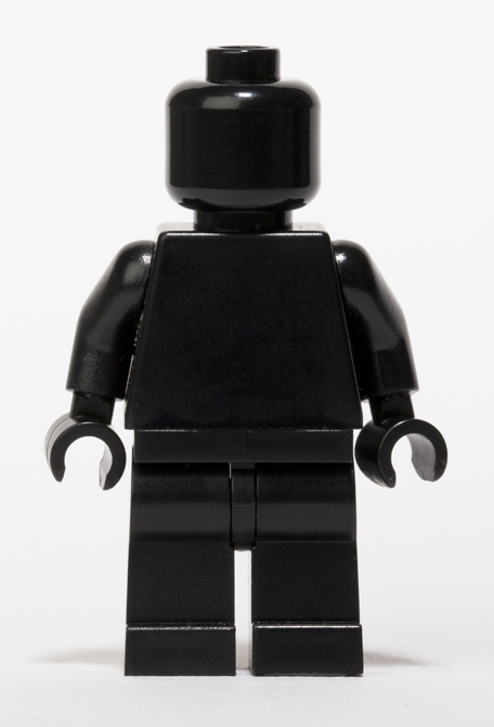 Black Lego Monochrome minifigure